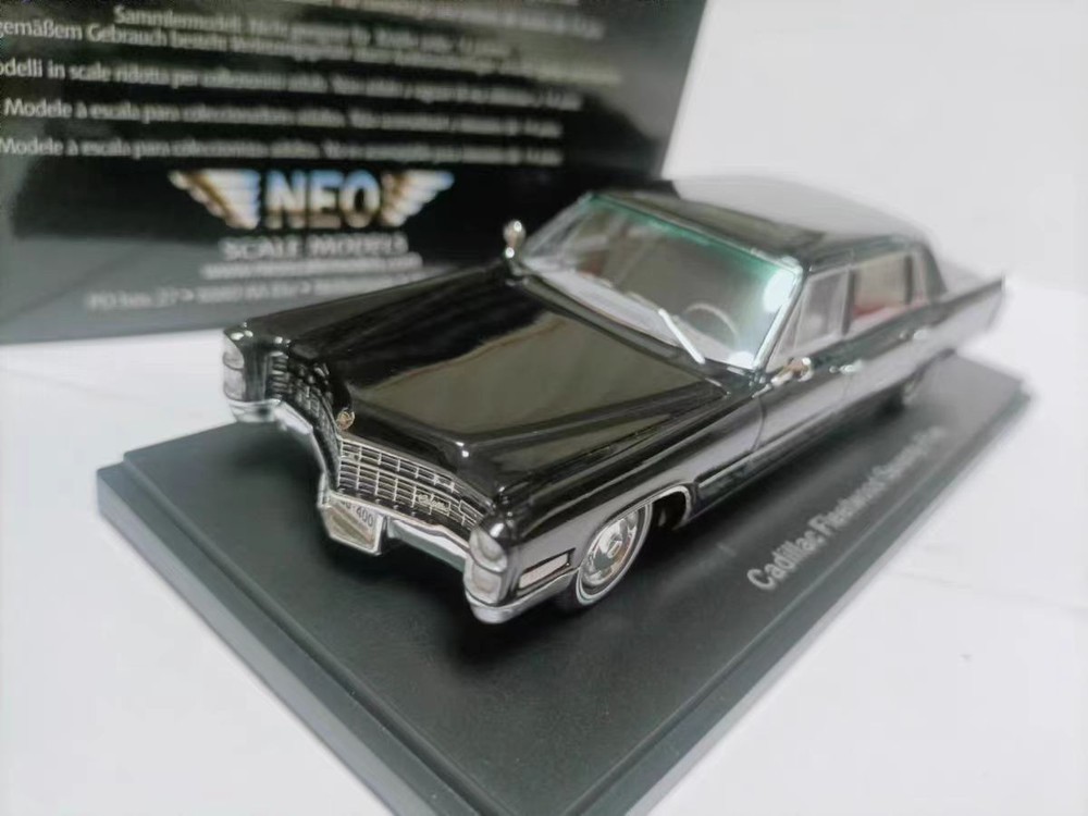 Neo Resin 1/43 1966 Black Cadillac Fleetwood 75 Limousine Model #44000