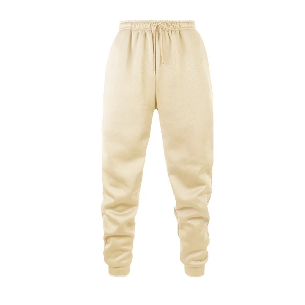 Men’s Jogging Pants — Midweight Fitness Sweatpants, Drawstring Ankle-Length