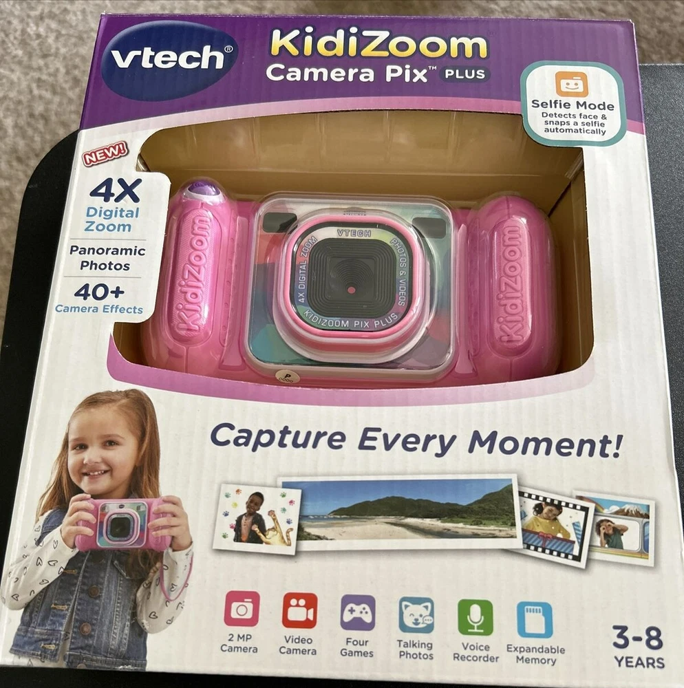 VTech Kidizoom Camera Pix Plus (pink) With Panoramic and Talking Photos 2021