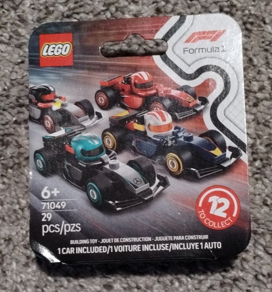 LEGO FORMULA ONE CAR MINI SET OF 1 CAR UNKNOWN COLORS NEW IN BOX