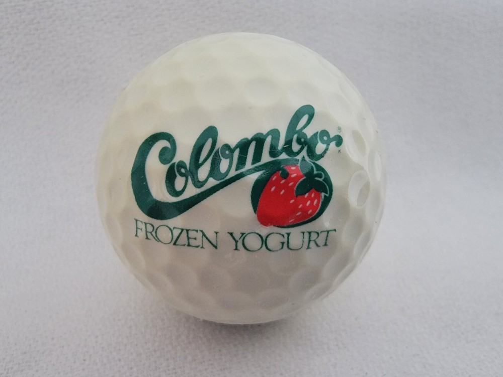 Colombo Frozen Yogurt Logo Golf Ball