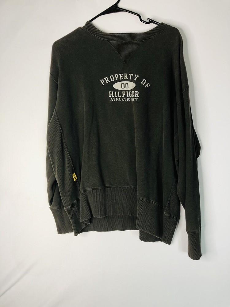 Tommy Hilfiger Vintage Varsity Crewneck Sweatshirt Y2K Size M