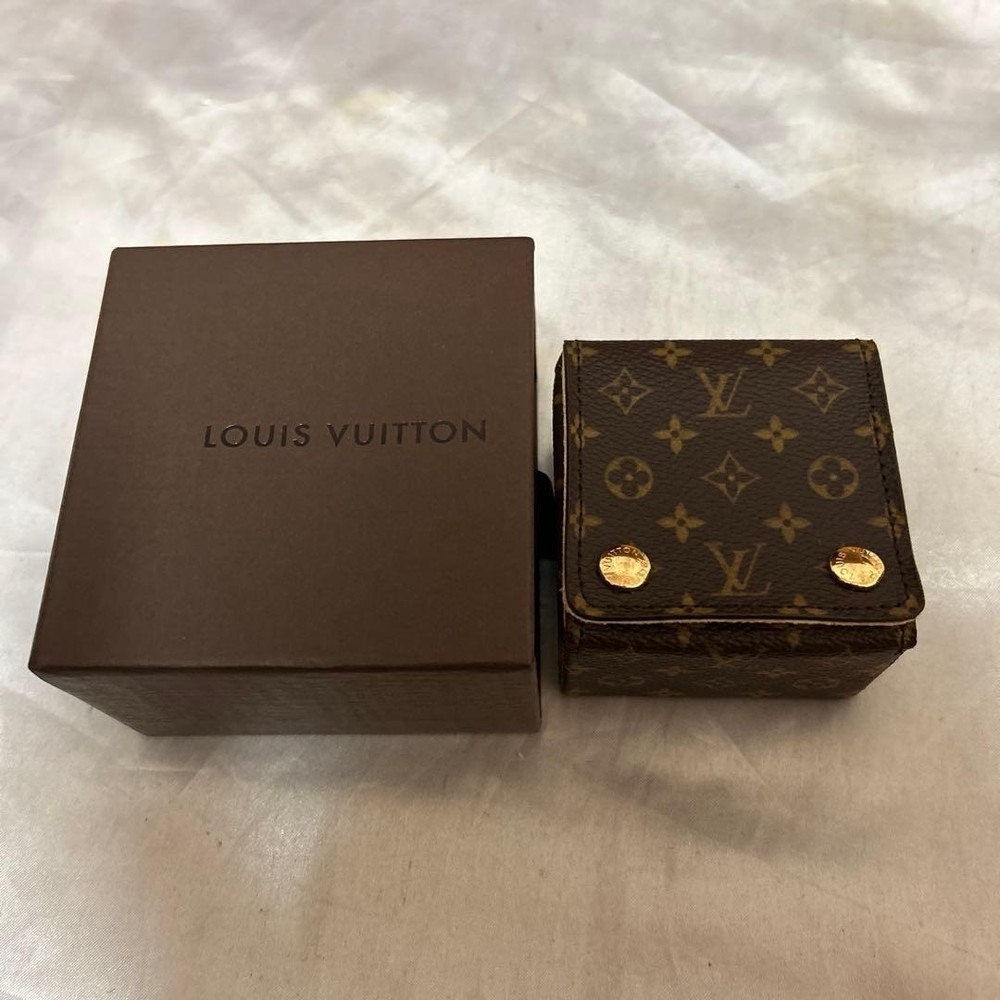 Louis Vuitton Monogram Jewelry Case Box travel pouch m89756401869HA Used