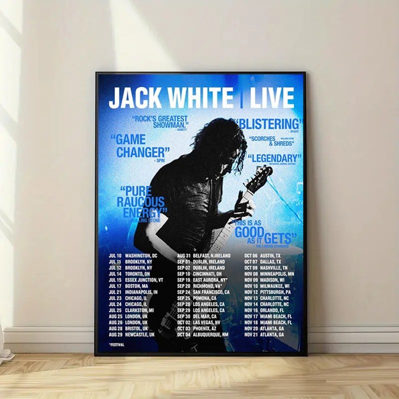Jack White 2026 North America Poster