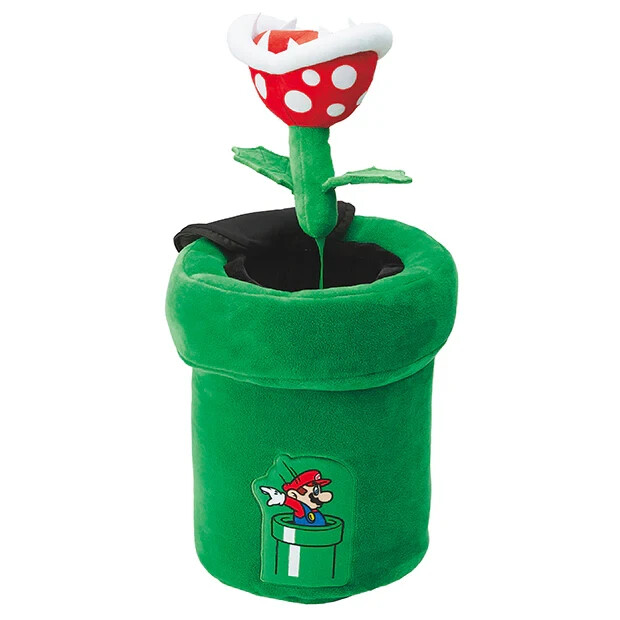 [Universal Studios] Super Nintendo World™ Pipe/Pac-Man Flower Cushion JP NEW