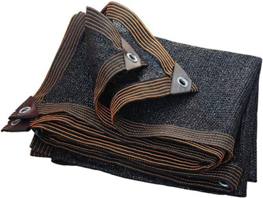 20x20 FT Durable Mesh Tarp with Grommets, 40% Black Shade Cloth, Weather-Resistant