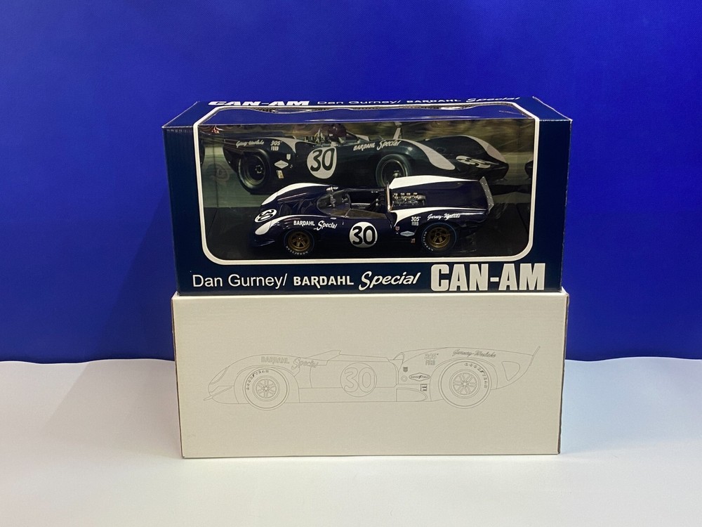 GMP 1/18 SCALE 1966 GURNEY WESLAKE BARDAHL SPECIAL #30 LOLA T70 SPYDER #0144