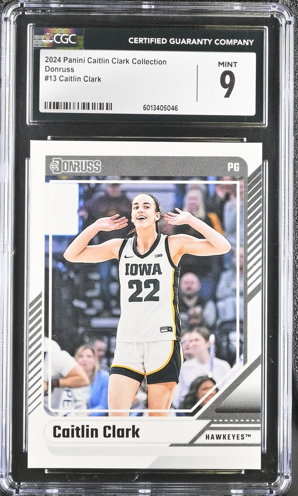 2024 Panini Caitlin Clark Collection Caitlin Clark #13 Donruss Basketball CGC 9