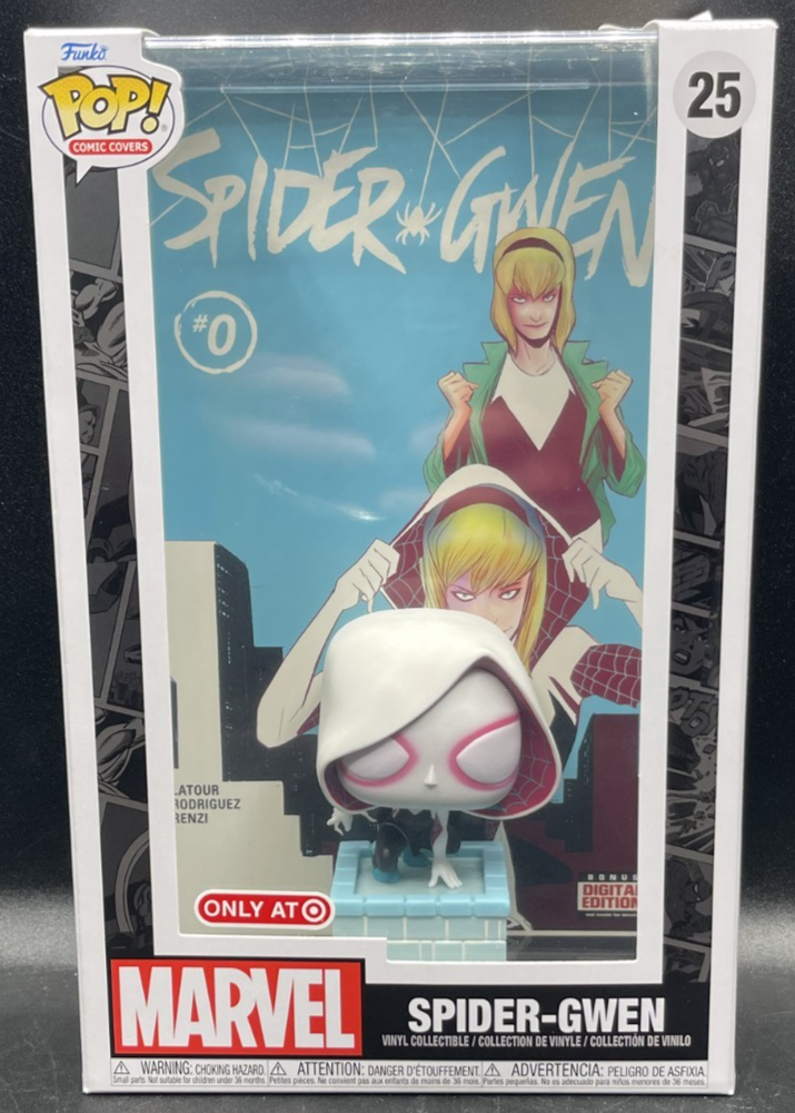 Funko Pop Marvel Spider-Gwen #25 Comic Cover with Case Target Exclusive  