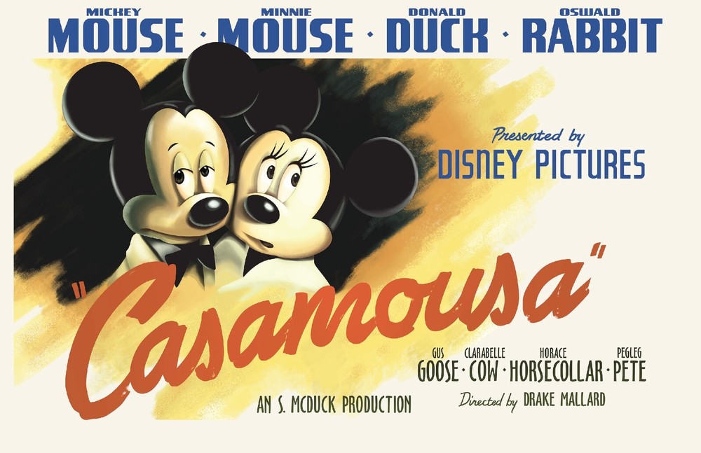 Disney Mickey & Minnie Mouse 13x19 Satin Finish Art Print Poster