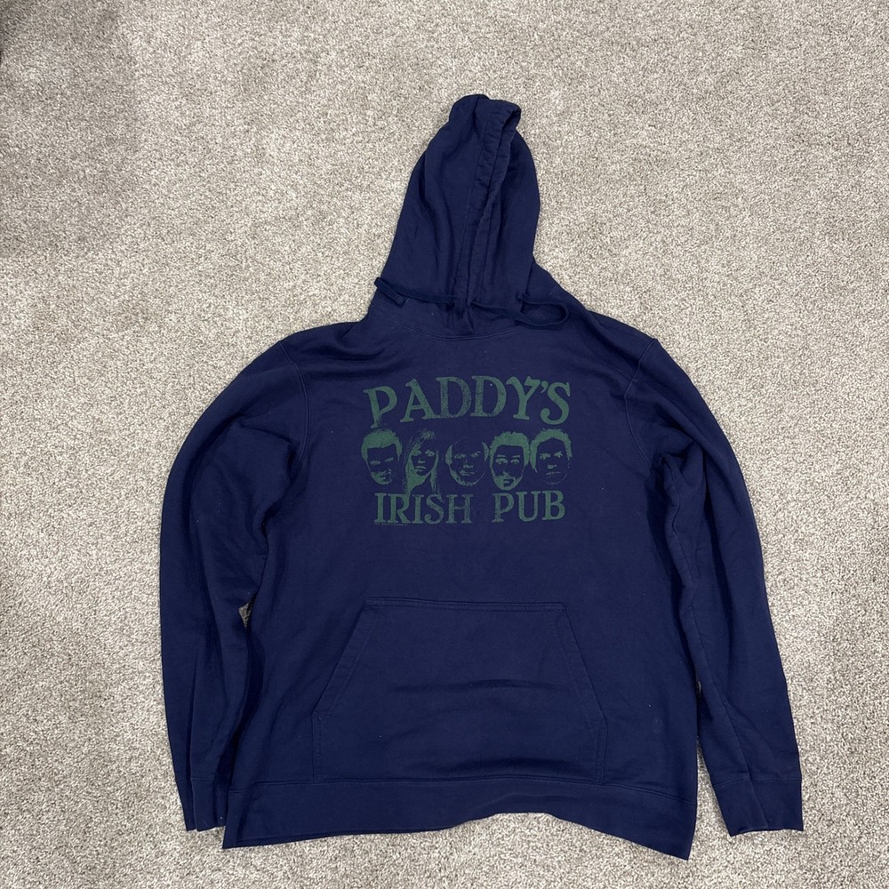 Men's Large It's Always Sunny in Philadelphia Paddy's Irish Pub Hoodie