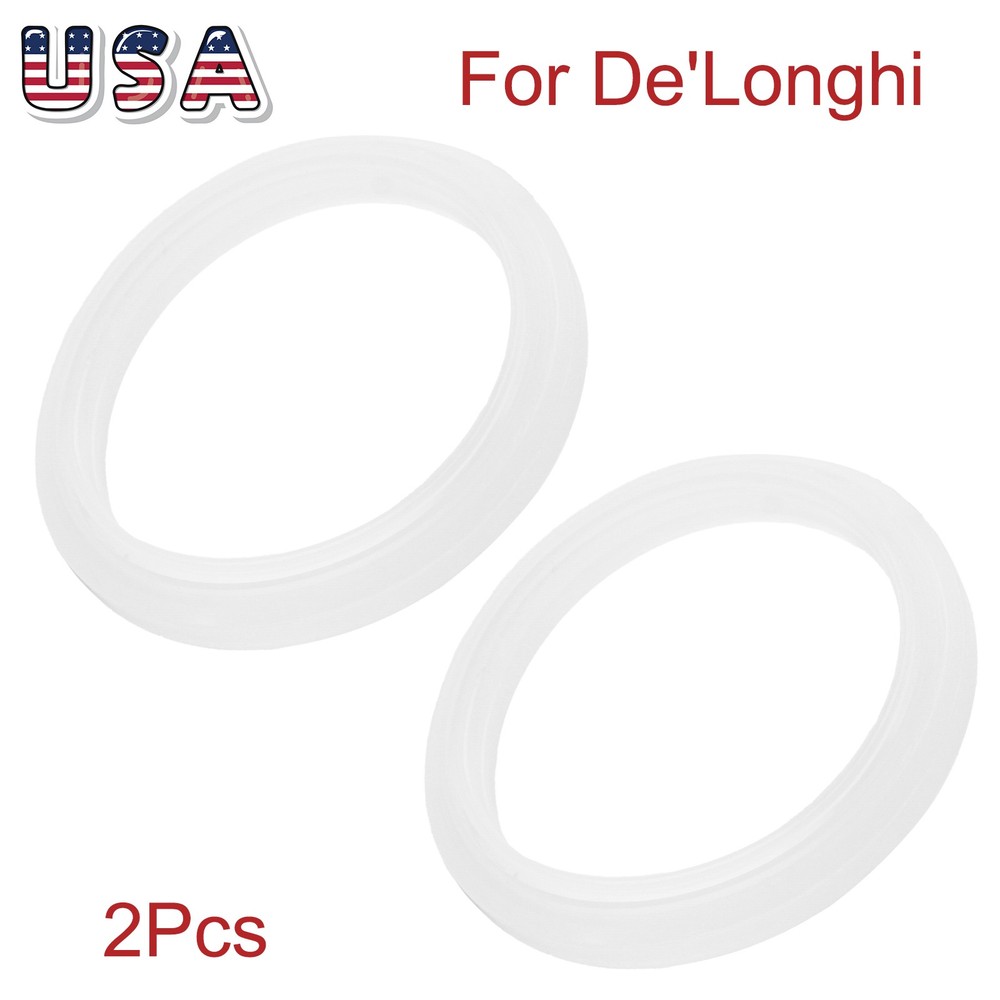2 Pcs Steam Ring Gasket Seal For DeLonghi EC9335M EC9355M EC680 EC685M Silicone