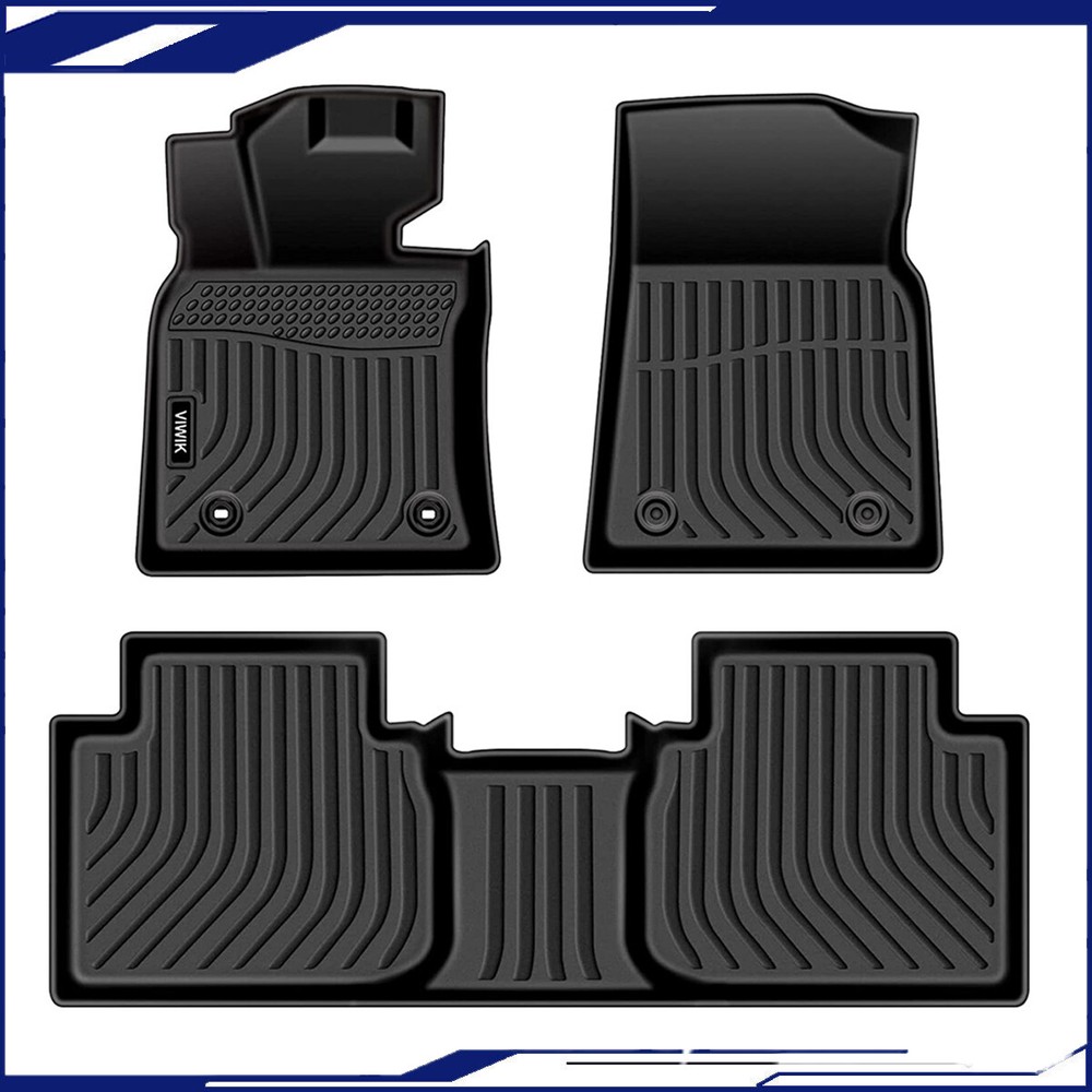 Durable All-Weather Rubber Floor Mats for Toyota Camry 2018-2024 SE LE XSE L Trims