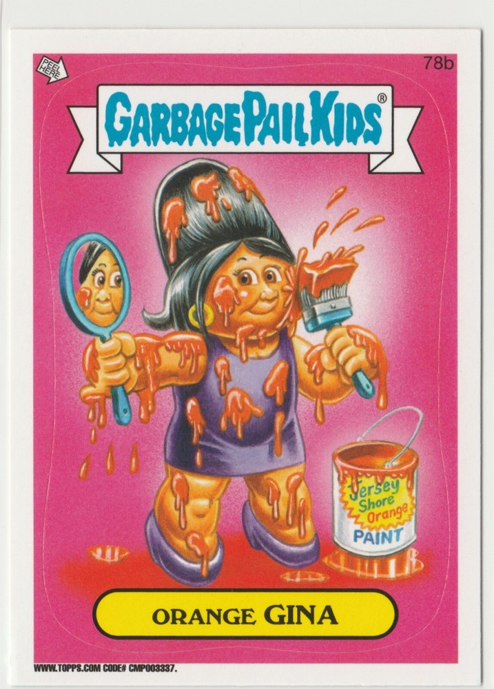 Orange Gina #78b Jersey Shore GPK 2013 Series 2 BNS2 Brand New
