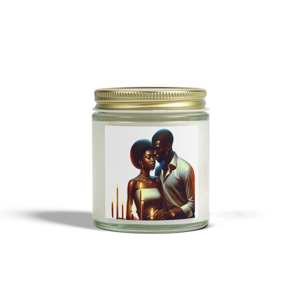 Afrocentric, Scented Candles, Coconut Apricot Wax (4oz) - Romantic Home