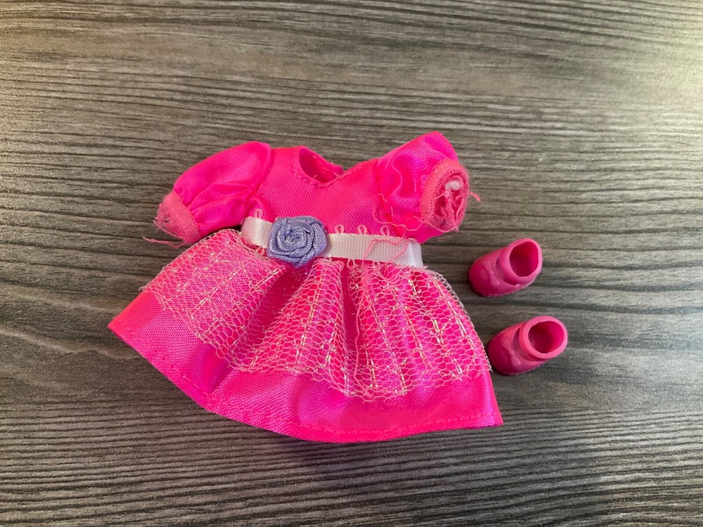 Mattel Barbie Kelly Doll Clothes Dress &  Shoes Set Lot # 37