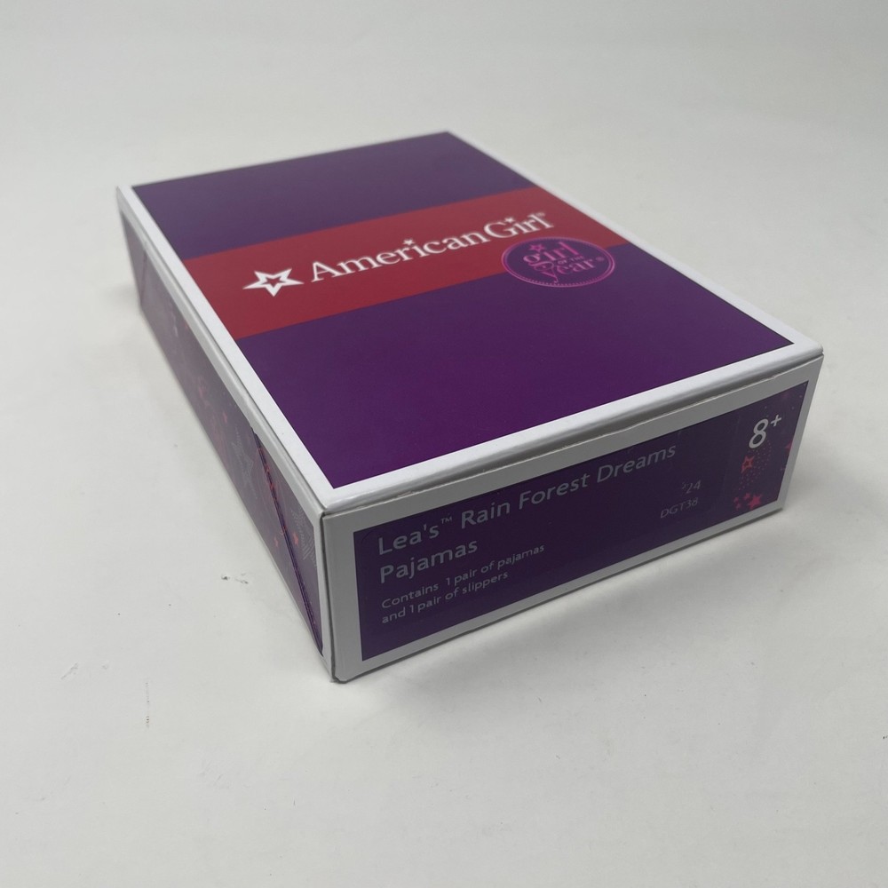 American Girl Lea Clark Rainforest Dreams Pajamas Retired In Box