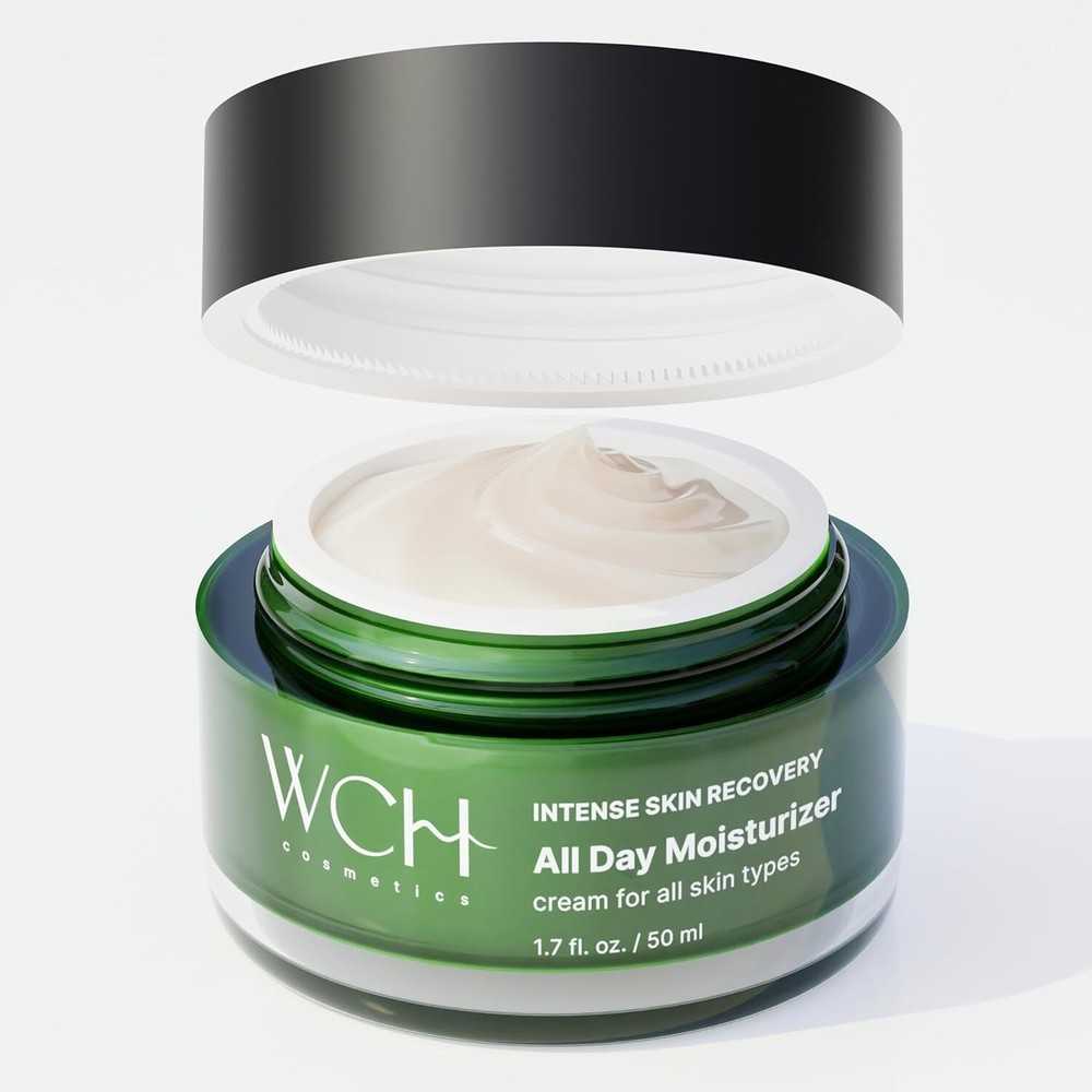 Daily Hydrating Face Cream with Ceramides & Peptides for Dry Skin Anti-Aging