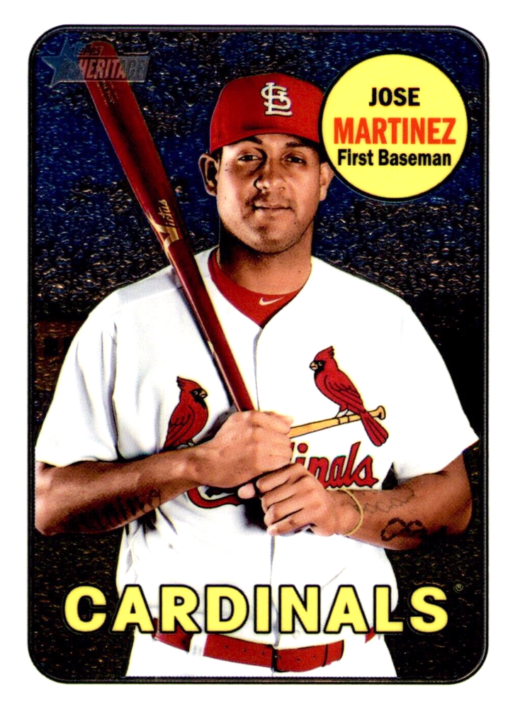 2018 Topps Heritage Jose Martinez Chrome #THC-549 -/999 - St. Louis Cardinals