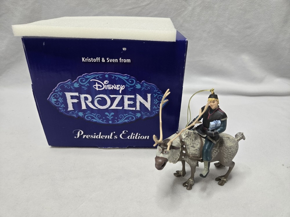 Frozen Disney Kristoff and Sven Presidents Edition Grolier Early Moments Ornament
