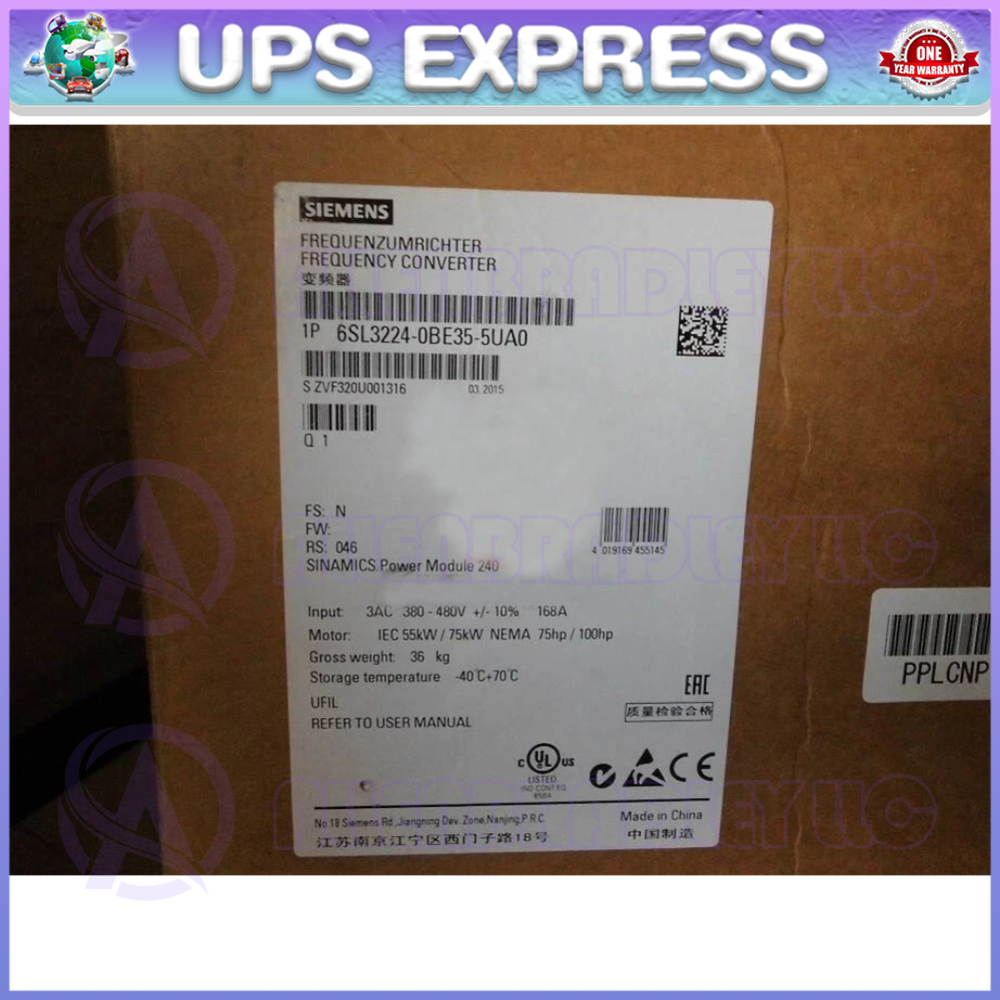 6SL3225-0BE35-5UA0 Siemens SINAMICS G120 P0WER Module Fast Shipping  GQZ1