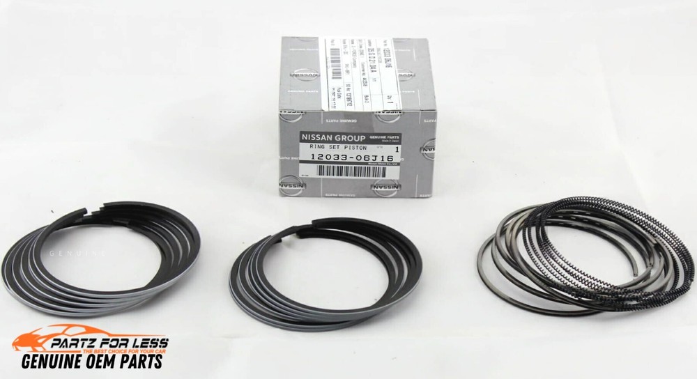 12033-06J16 NISSAN GENUINE RING SET PISTON 1203306J16 NEW OEM