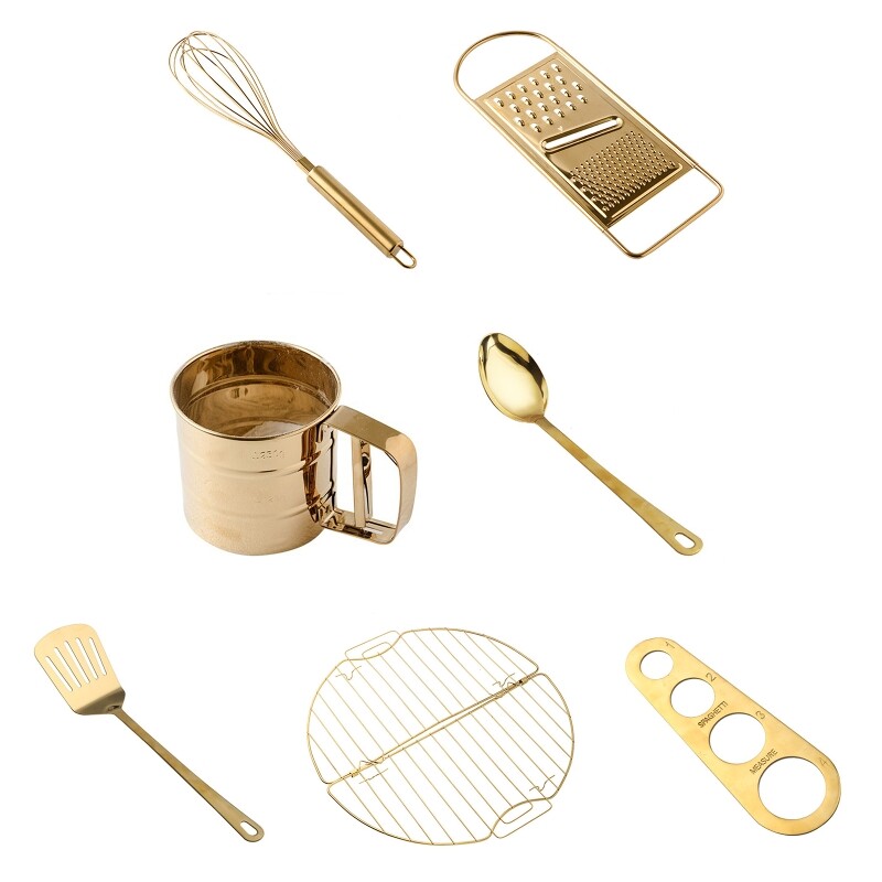 Stainless Steel Kitchen Baking Tool Egg Whisk Stirring Flour Measure Cup Suite
