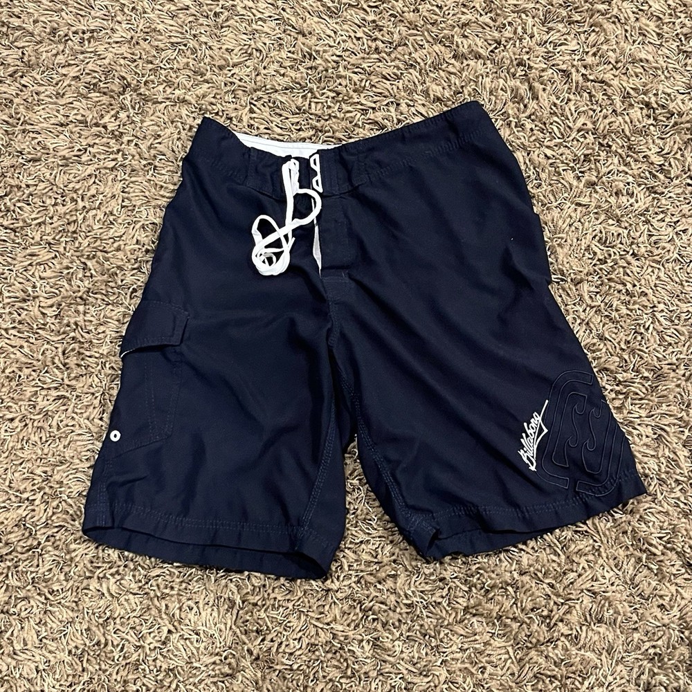 Billabong Navy Blue Cargo Board Shorts Men’s Size 32 Surf Swim Trunks