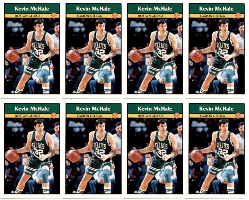 (8) 1992 Panini Stickers #161 Kevin McHale Boston Celtics Card Lot