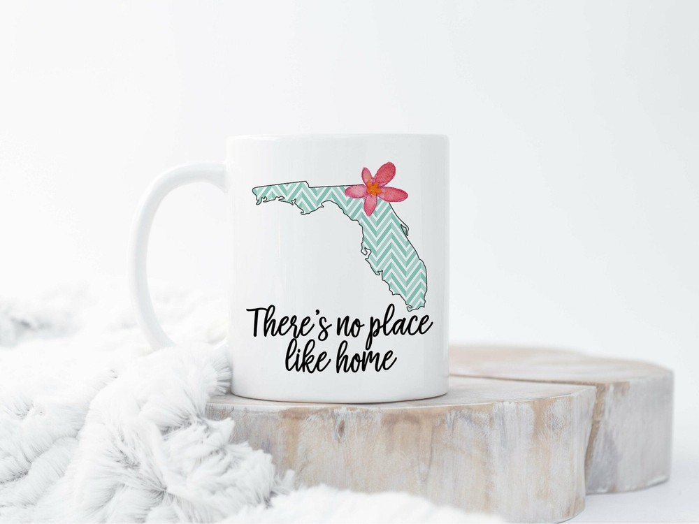 Custom Home State Mug Custom Florida Mug Personalized Florida Mugs Custom State