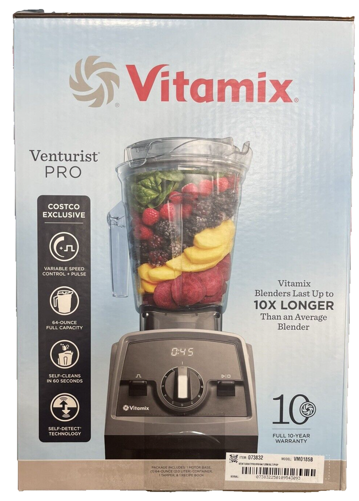 Vitamix Venturist Pro Blender with Self-Detect Technology Brand New OEM