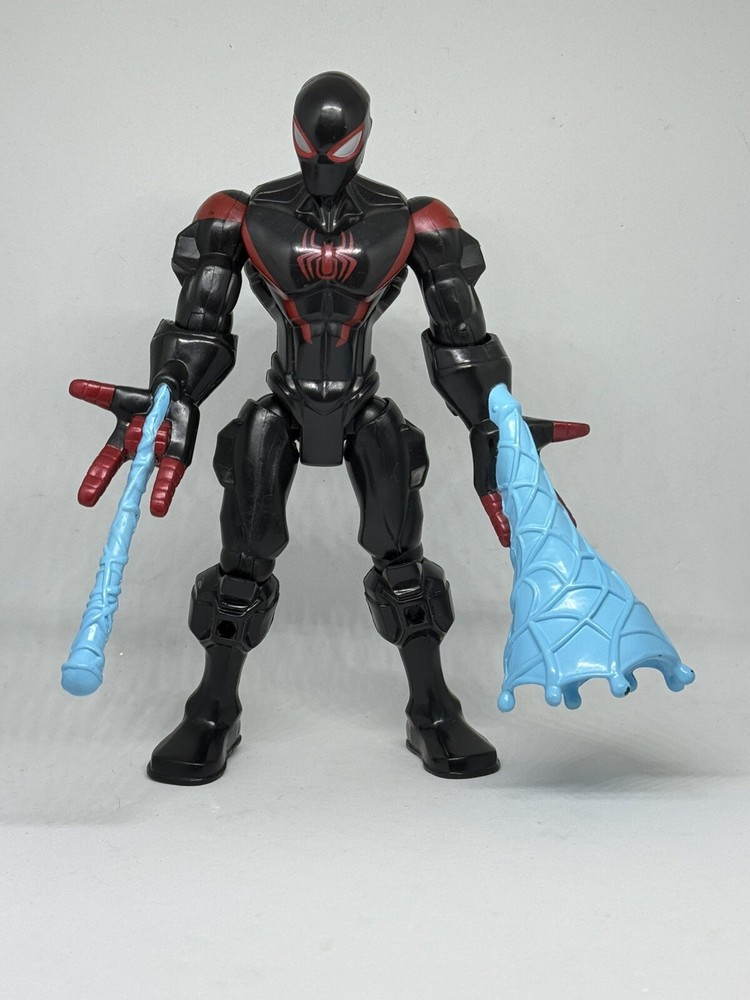 Marvel Super Hero Mashers Black Ultimate Spider-Man Figure 6