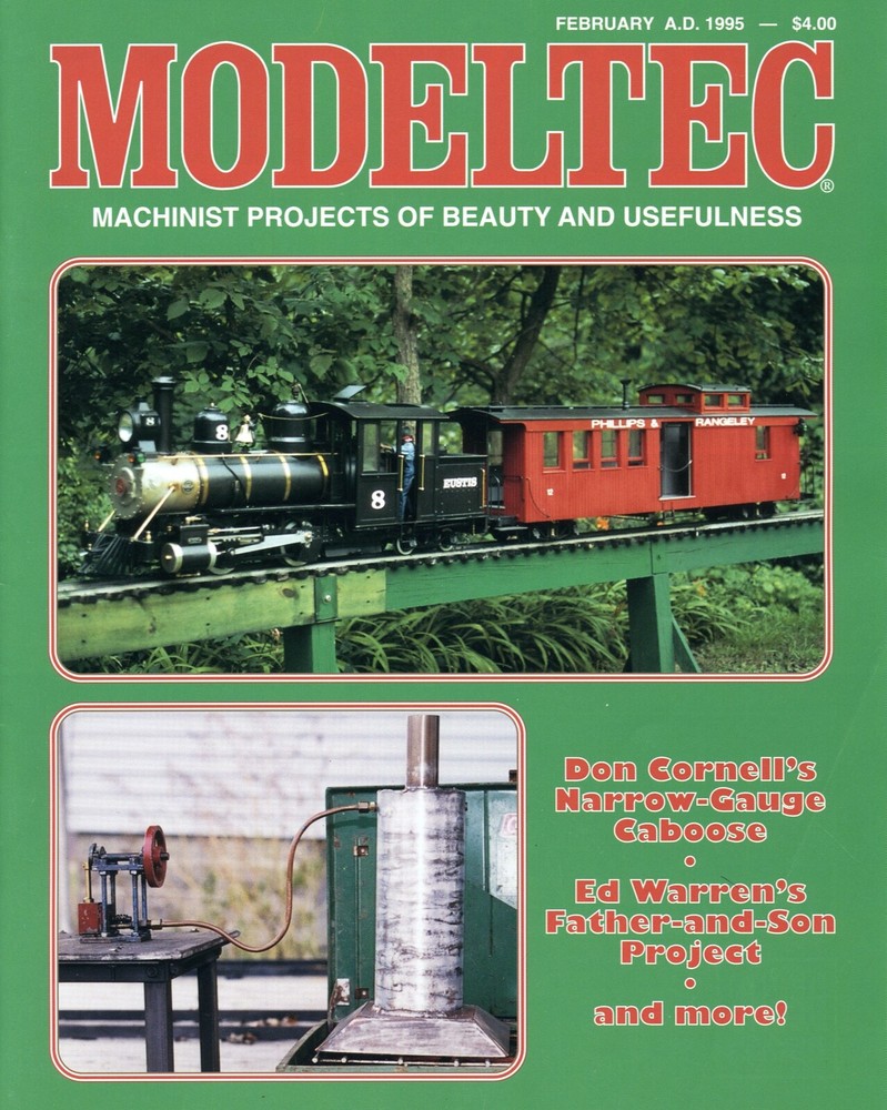 MODELTEC V11 N10 February 1995 Don Cornell's Narrow-Gauge Caboose
