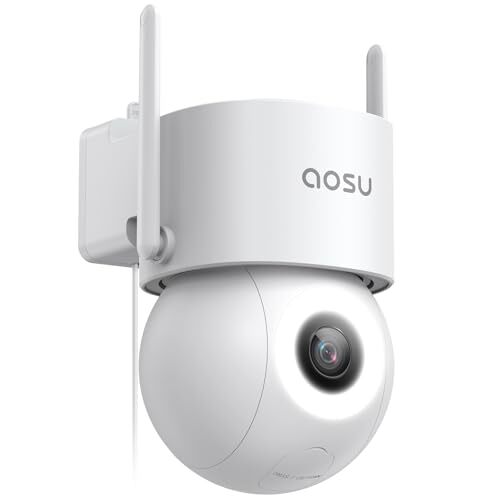 3K Outdoor WiFi Security Camera with 24/7 Smart Recording for 1 Pack