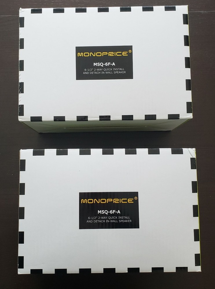 2 Boxes Monoprice MST-6F-A 6-1/2