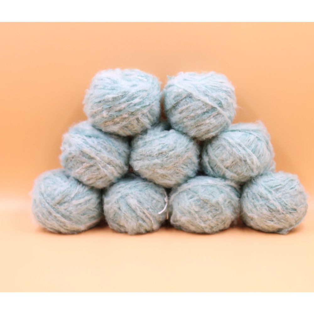 9 balls Baby Alpaca / Wool Blue Warm Knitting Crochet Light Worsted Yarn