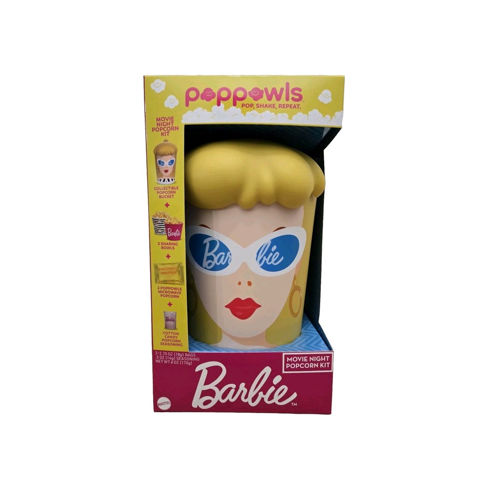 Vintage Barbie Movie Popcorn Bucket Collectible Kit