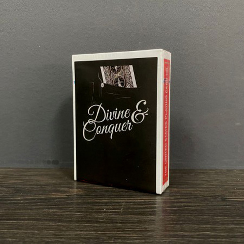 Divine and Conquer by Leo Reed Gimmicks Mentalism Magic Tricks Card Magic Props