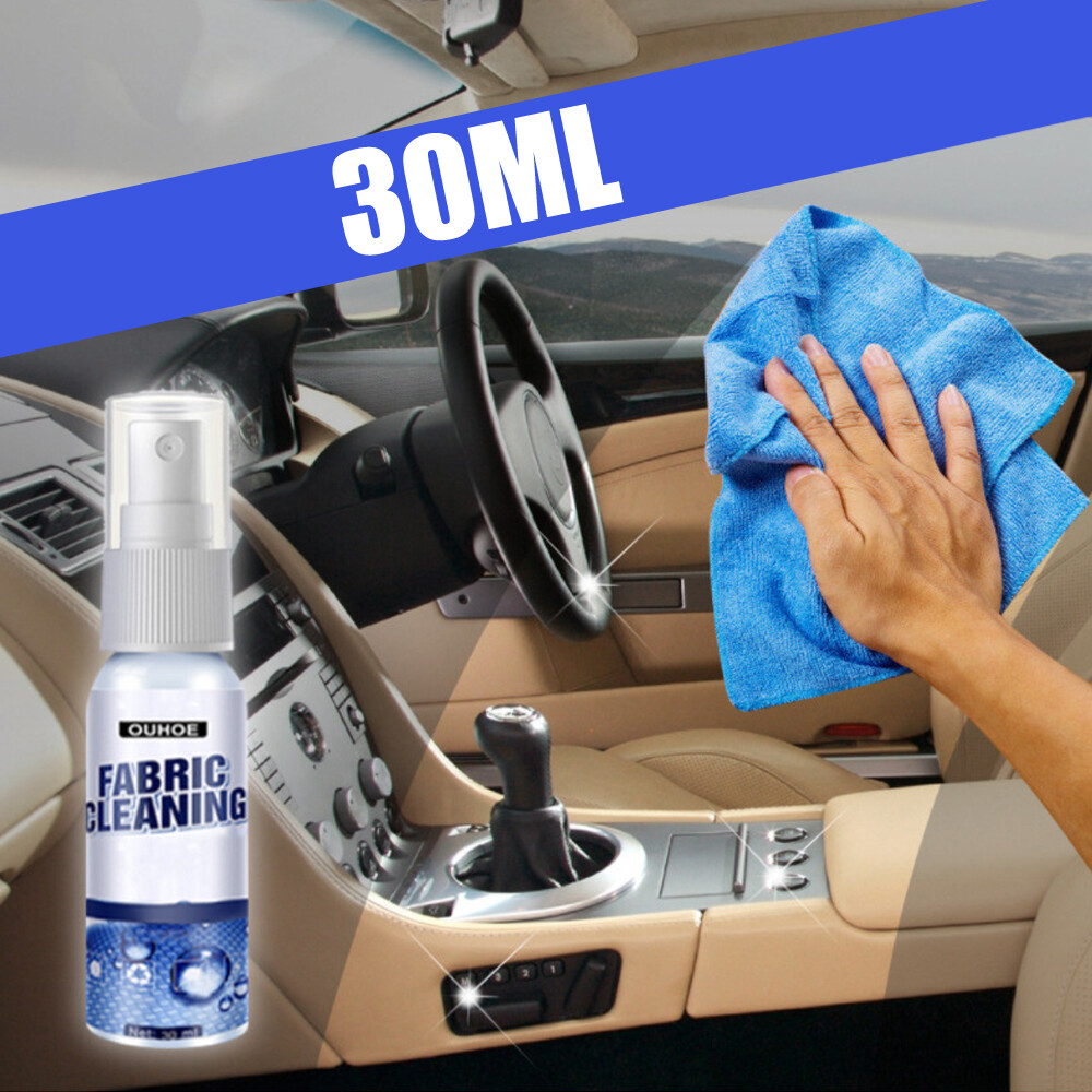 30ML Car Interior Woven Fabric Cleaning Agent Roof Cleaner Spray Accessories
