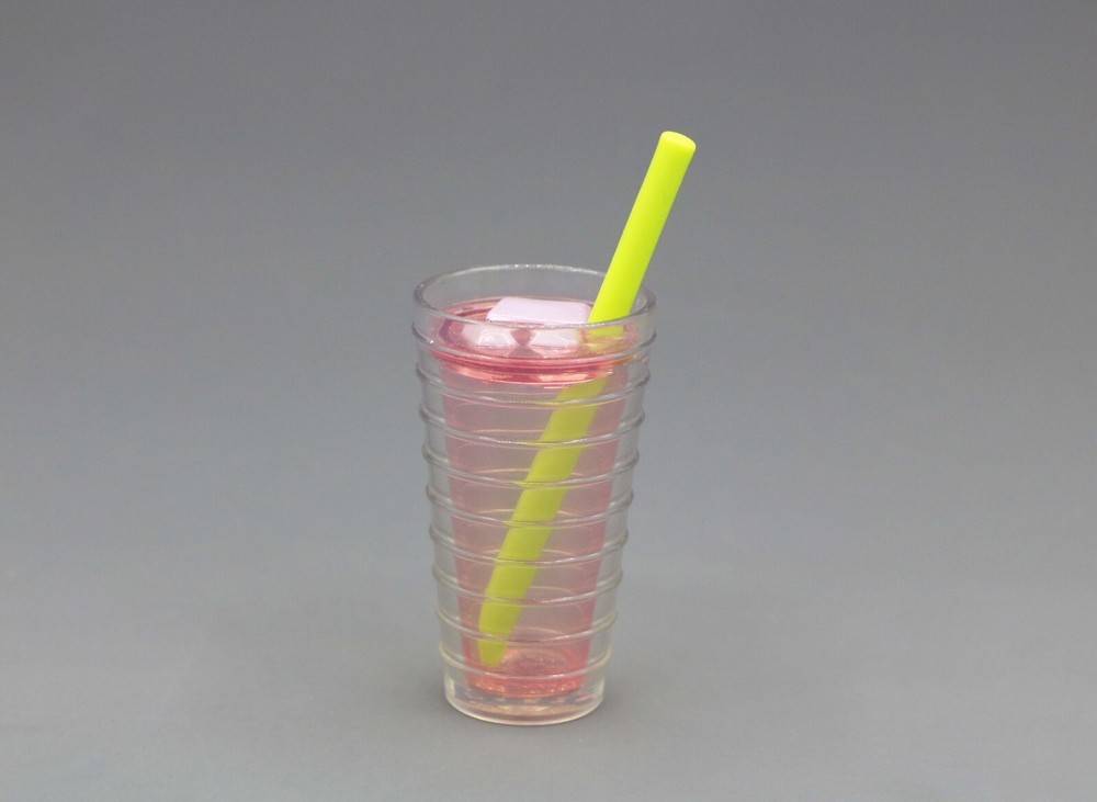 American Girl Kira Lemonade cup with straw From Comfy Camping for 18'' doll