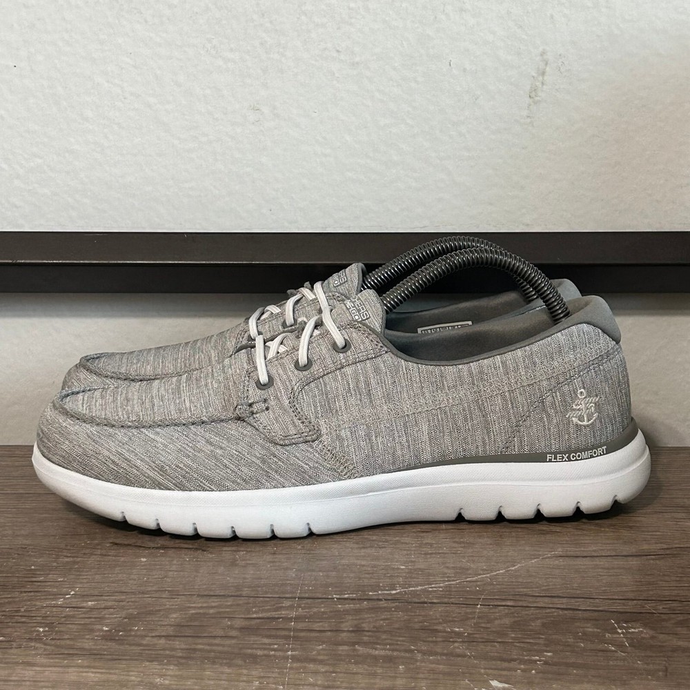 Skechers On The Go Flex Ashore Women’s Gray Slip-On Shoes Size 10