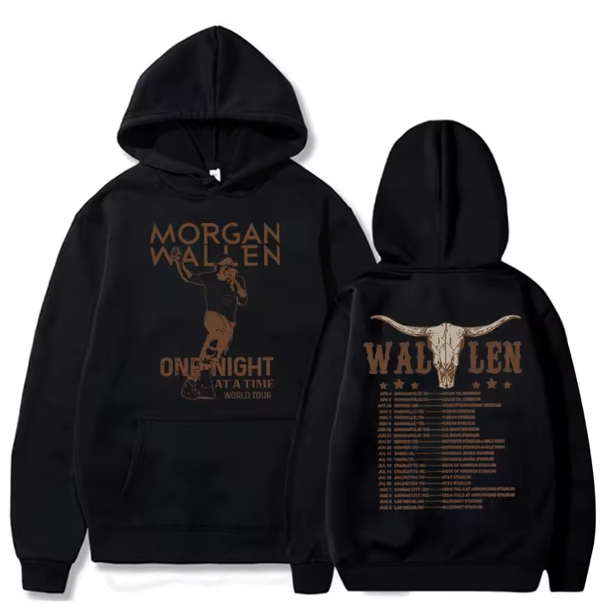 Morgan Wallen Hoodie Wallen One Night At A Time Tour Hoodies Morgan Wallen Merch
