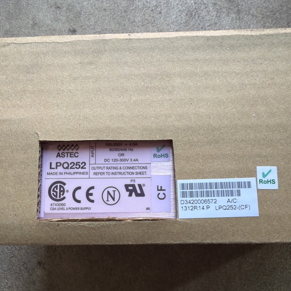 New In Box ASTEC LPQ252 LPQ252-CE Power Supply