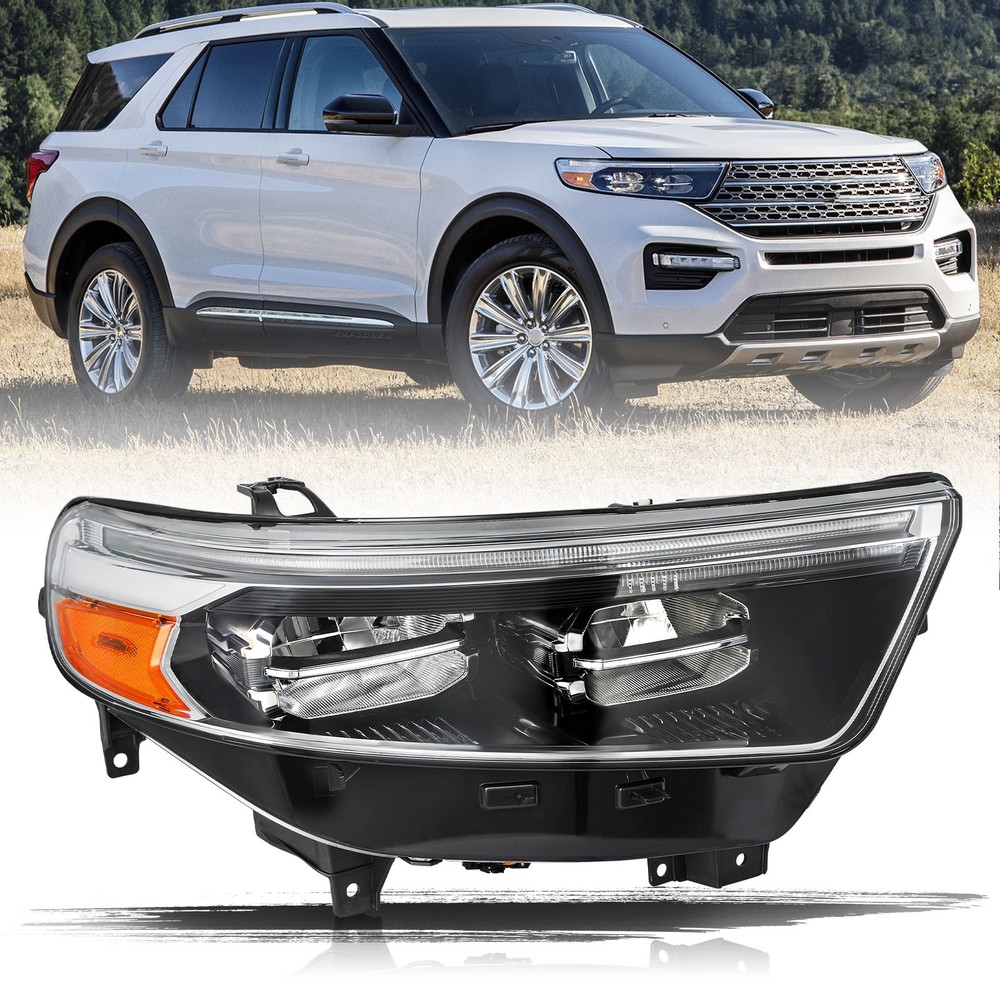 For 2020 2021 2022 Ford Explorer XLT Limited LED Passenger Side Headlight RH