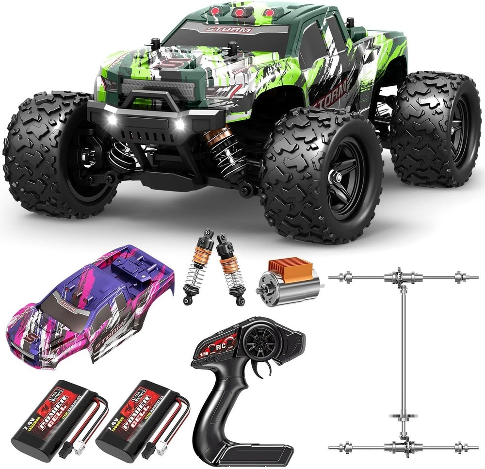Rc Cars 1:18 All Terrain RC Car for Adults & Boys (18305), 4WD Off-Road RC Truck