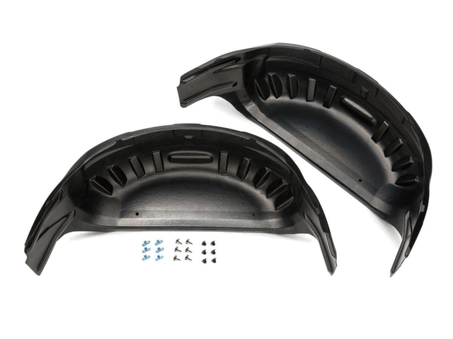 Genuine Ford Wheel Well Liners 2-Piece Set - Front - Black PC3Z-16F099-B