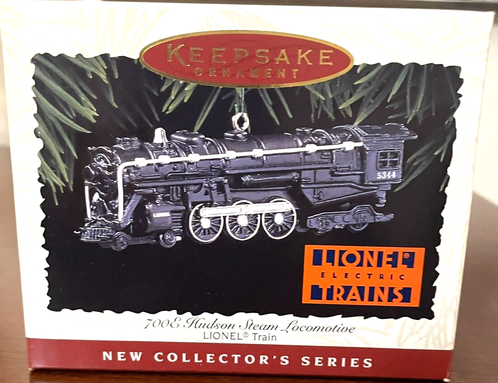 Hallmark Ornament Lionel Train 700E Hudson Steam Locomotive 1st in Series 1996