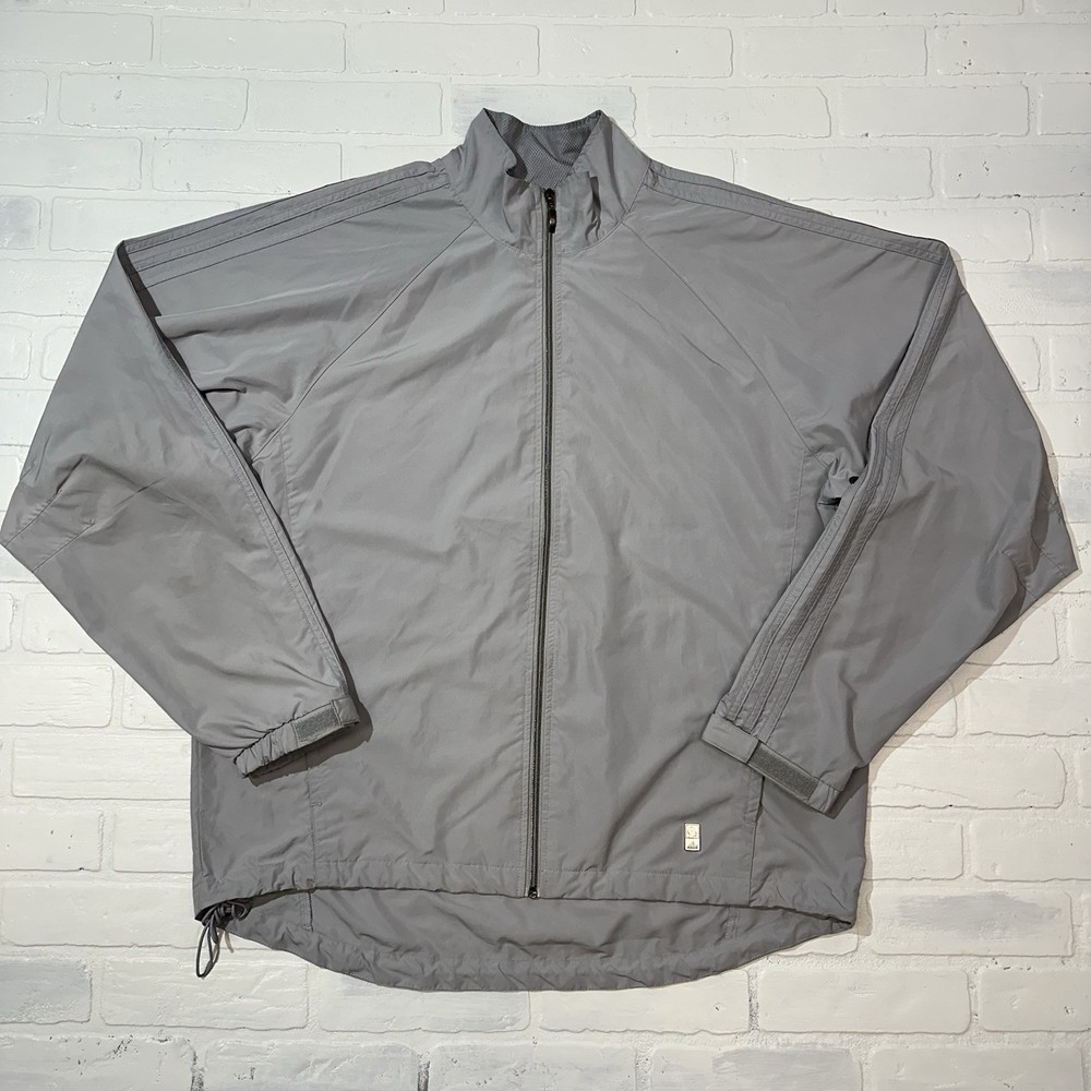VINTAGE ADIDAS KOBE BRYANT WINDBREAKER XXL MENS GRAY JACKET COLLECTION FULL ZIP