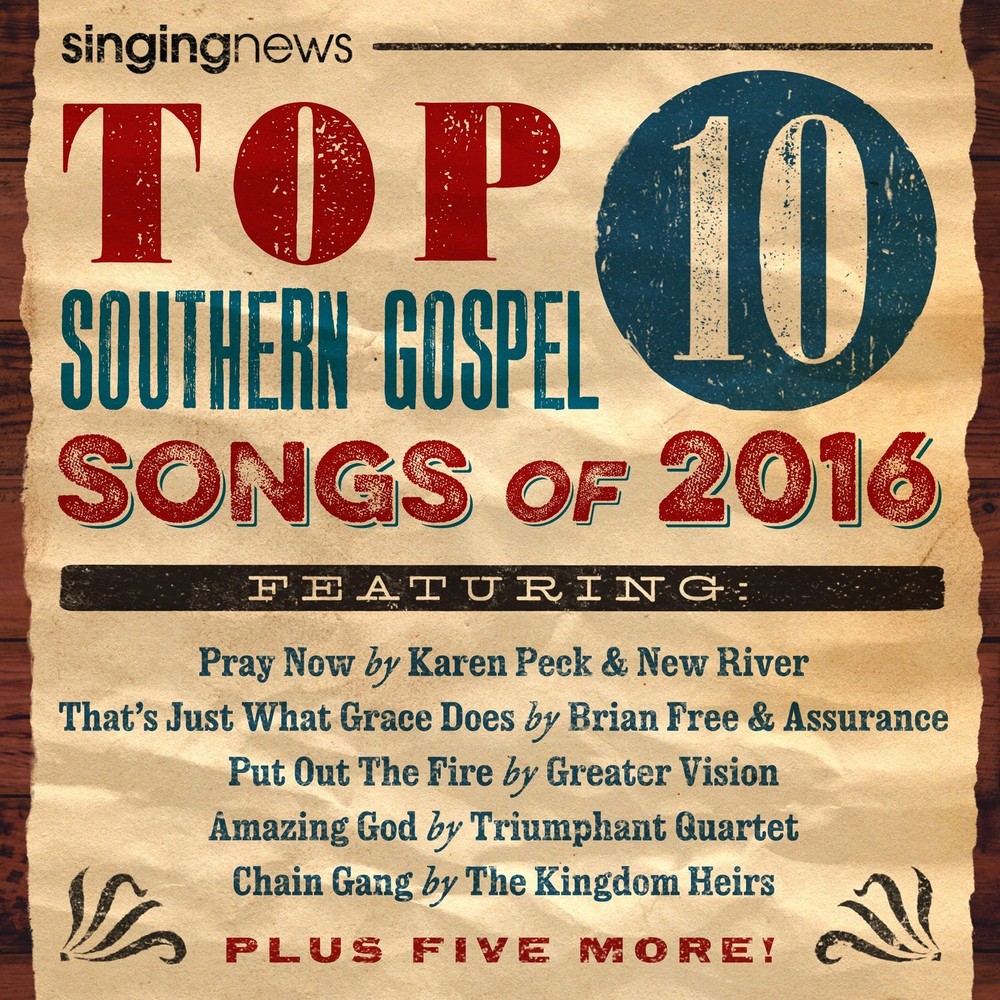 Various Singing News Top 10 Southern Gospel Songs Of 2016 (CD)