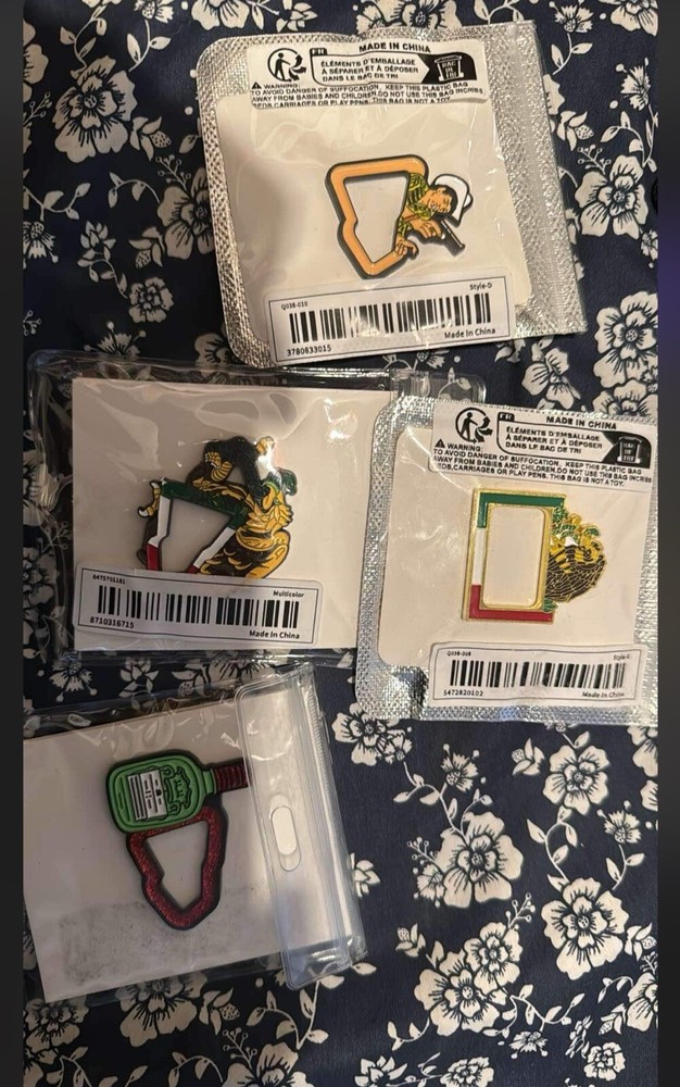 New Era Fitted Hat Pins for Men Mexico Pins Color Pins Virgin Mary Pins